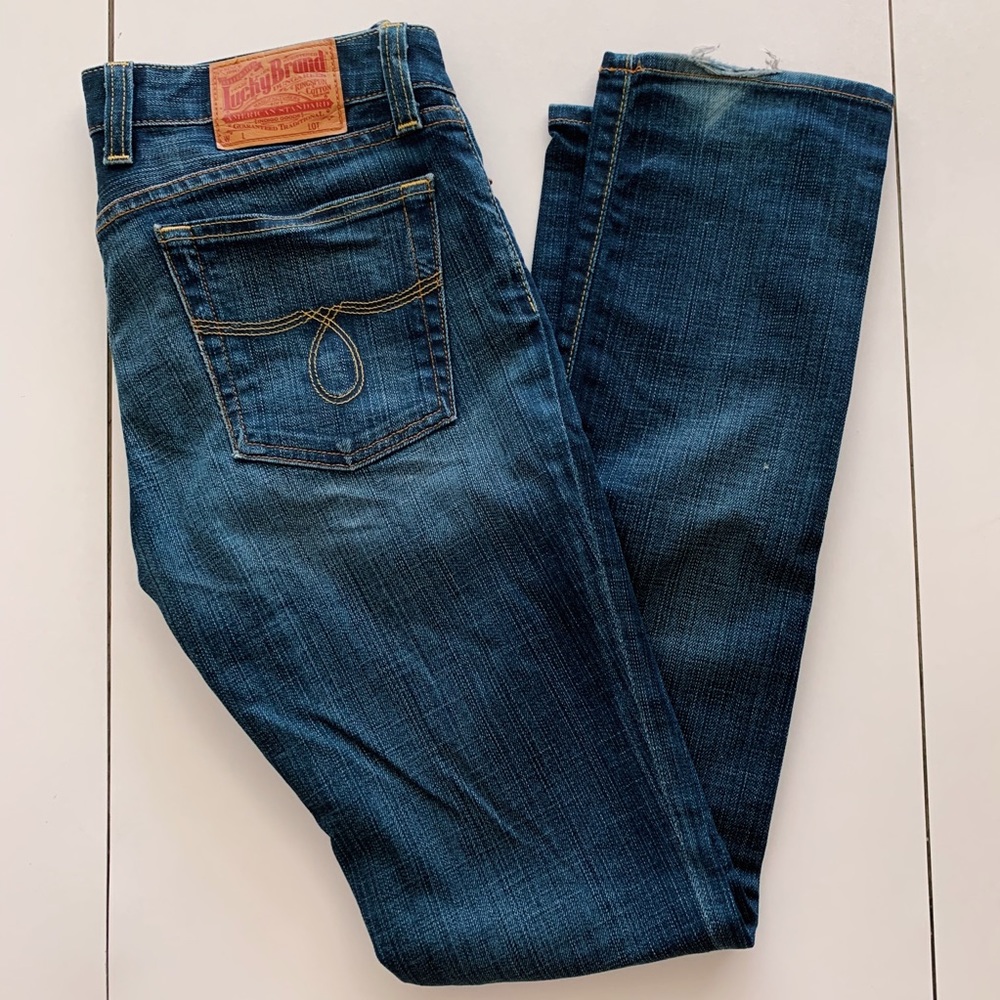 Lucky Brand Low Rise Straight Leg Jeans 👖